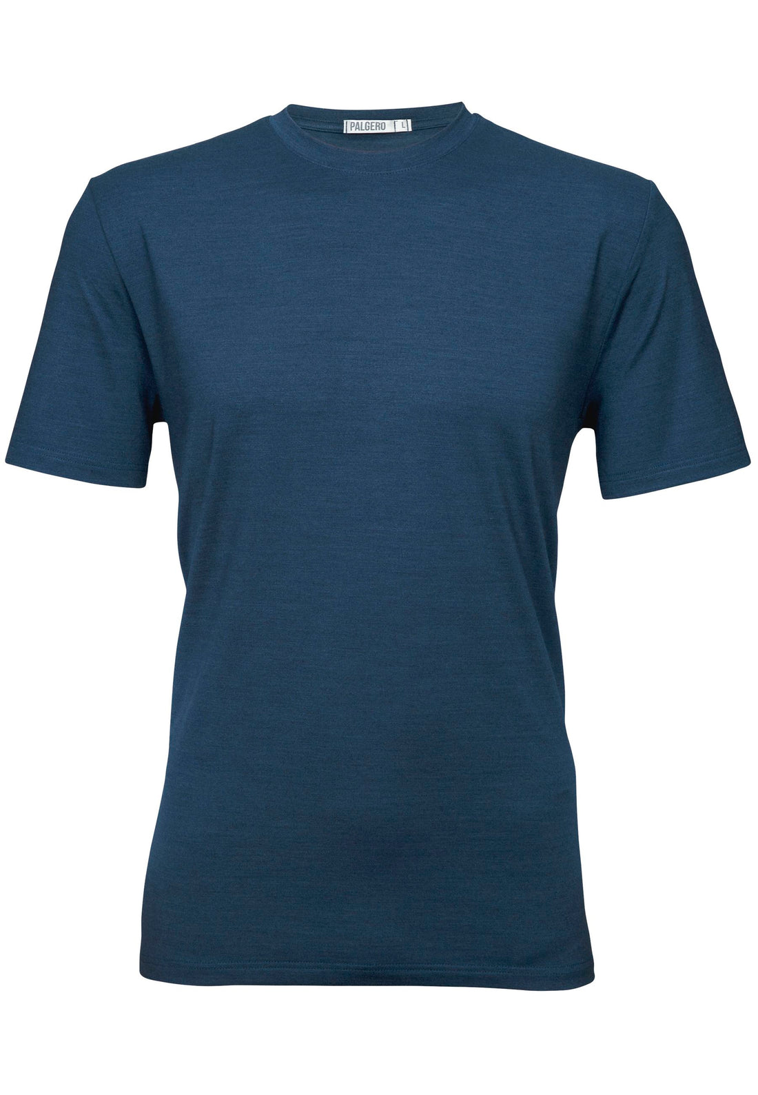 Ari Merino T-Shirt Herren - blau meliert