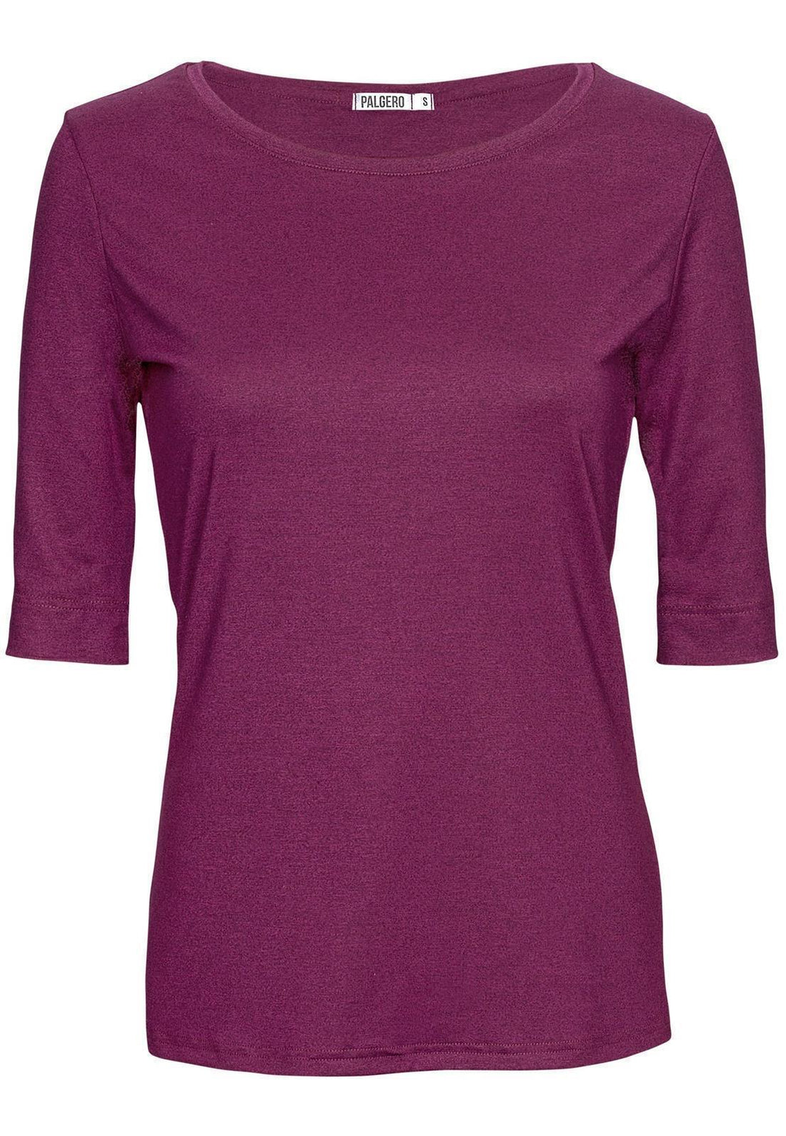 Liv Merino T-Shirt 3/4 Arm Damen - berry