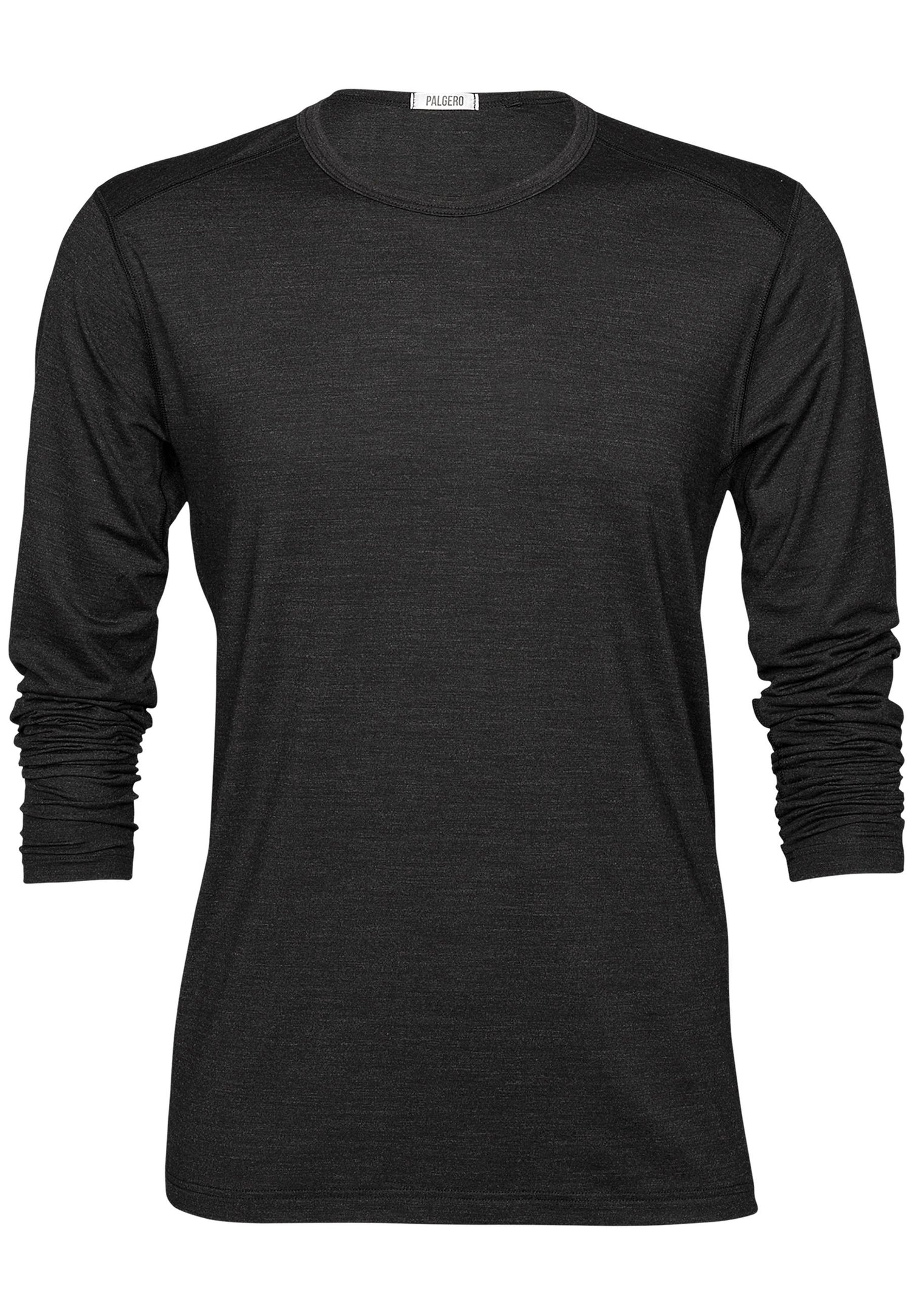 Ari Merino Longsleeve Herren - anthrazit meliert